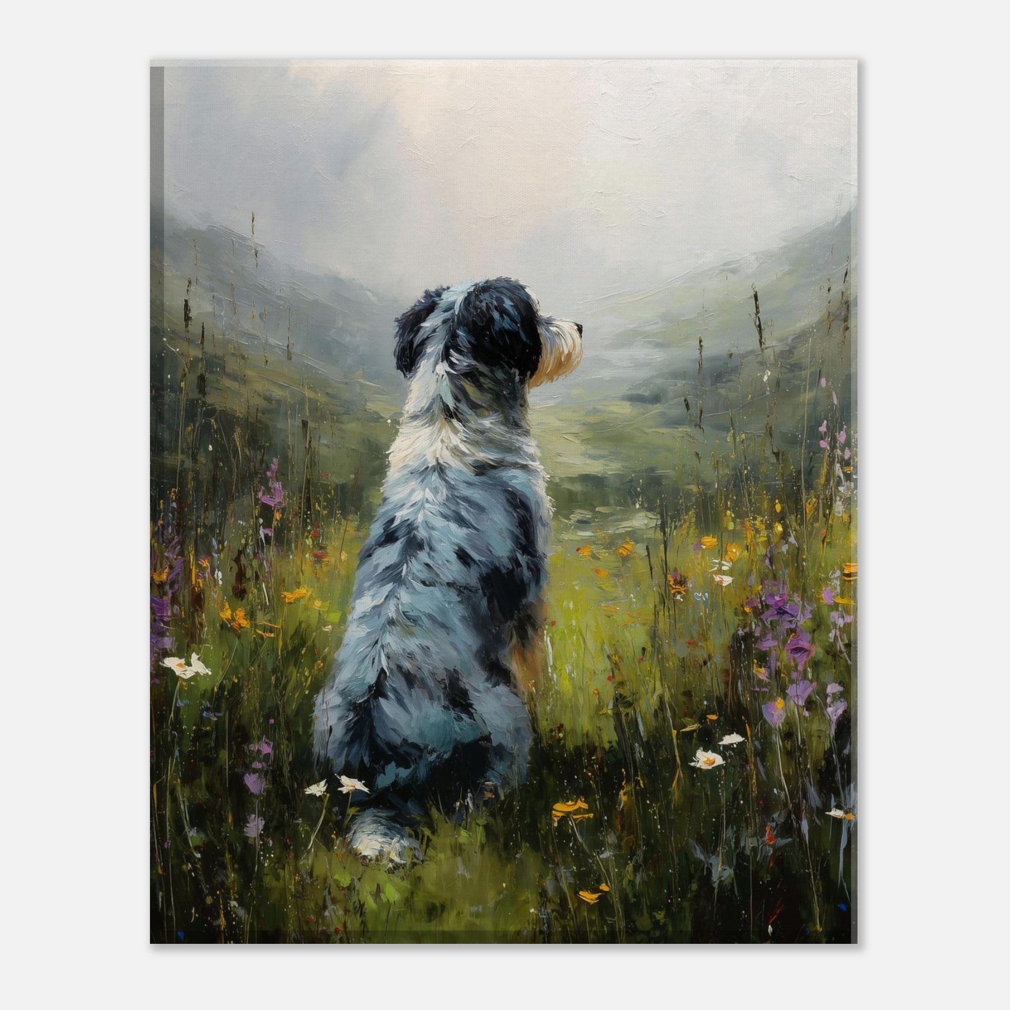Dogs Rustic Canvas